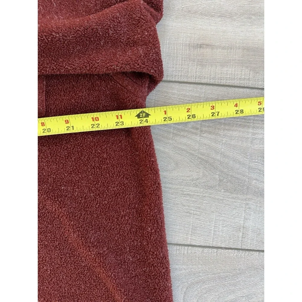 Tommy Bahama Men’s‎ Long Sleeves Fleece Shirt Button Down Burgundy Size XL